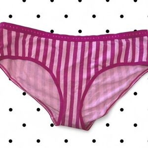 Victoria's Secret Pink Striped Underwear Size XL